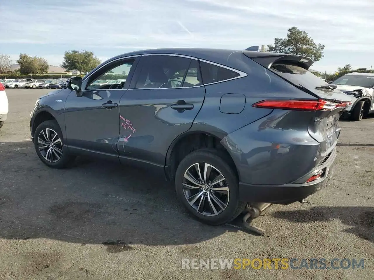 2 fotografías del automóvil dañado JTEAAAAH6MJ018042 TOYOTA VENZA 2021