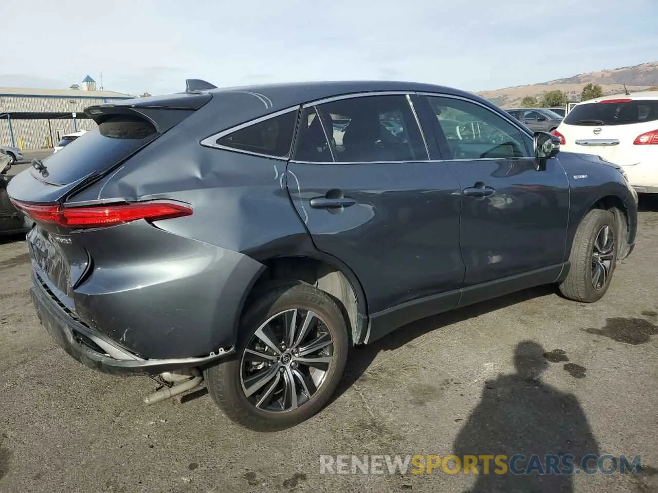 3 fotografías del automóvil dañado JTEAAAAH6MJ018042 TOYOTA VENZA 2021