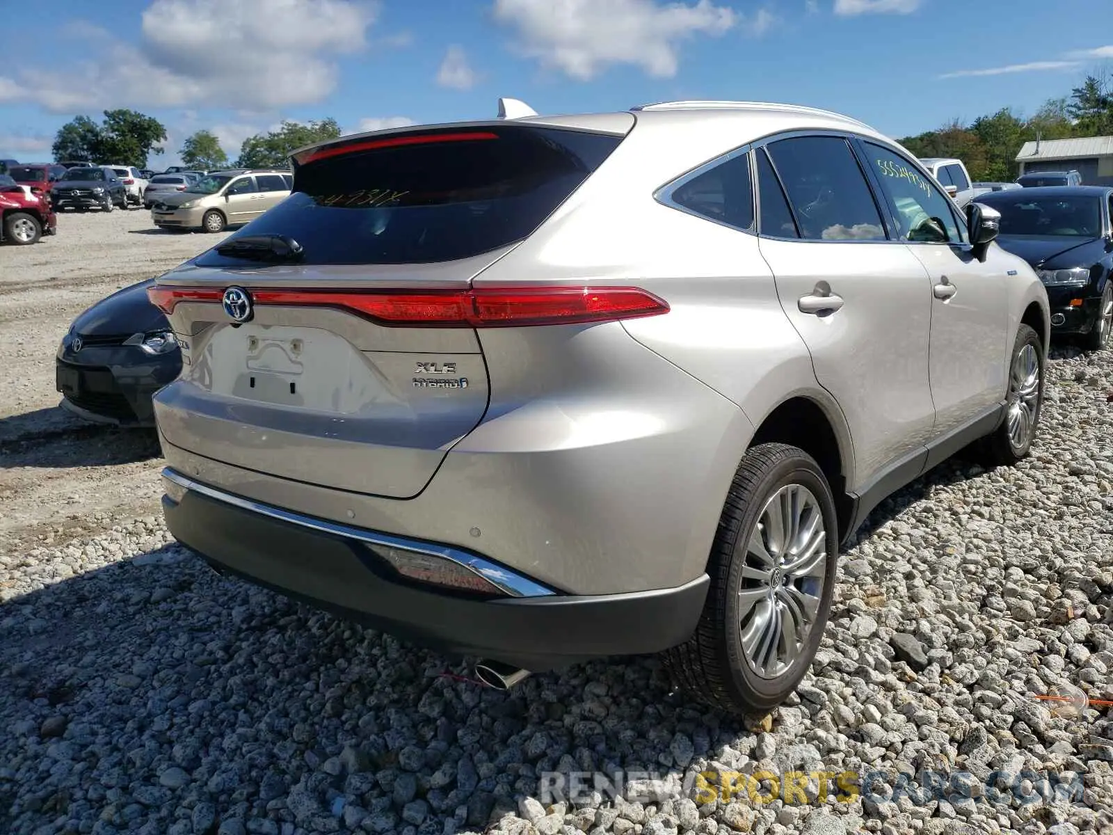 4 fotografías del automóvil dañado JTEAAAAH6MJ019305 TOYOTA VENZA 2021