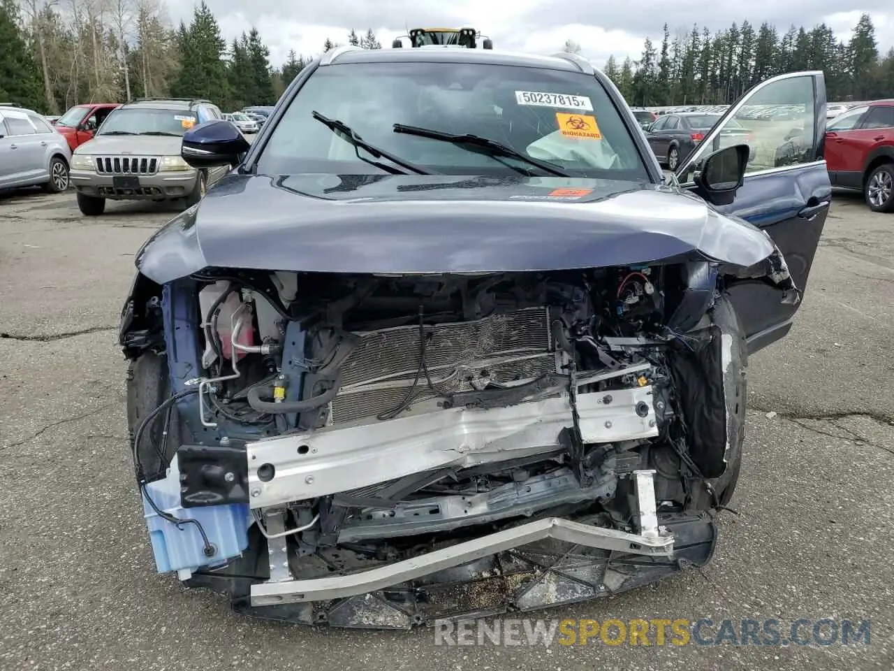 5 fotografías del automóvil dañado JTEAAAAH6MJ029266 TOYOTA VENZA 2021
