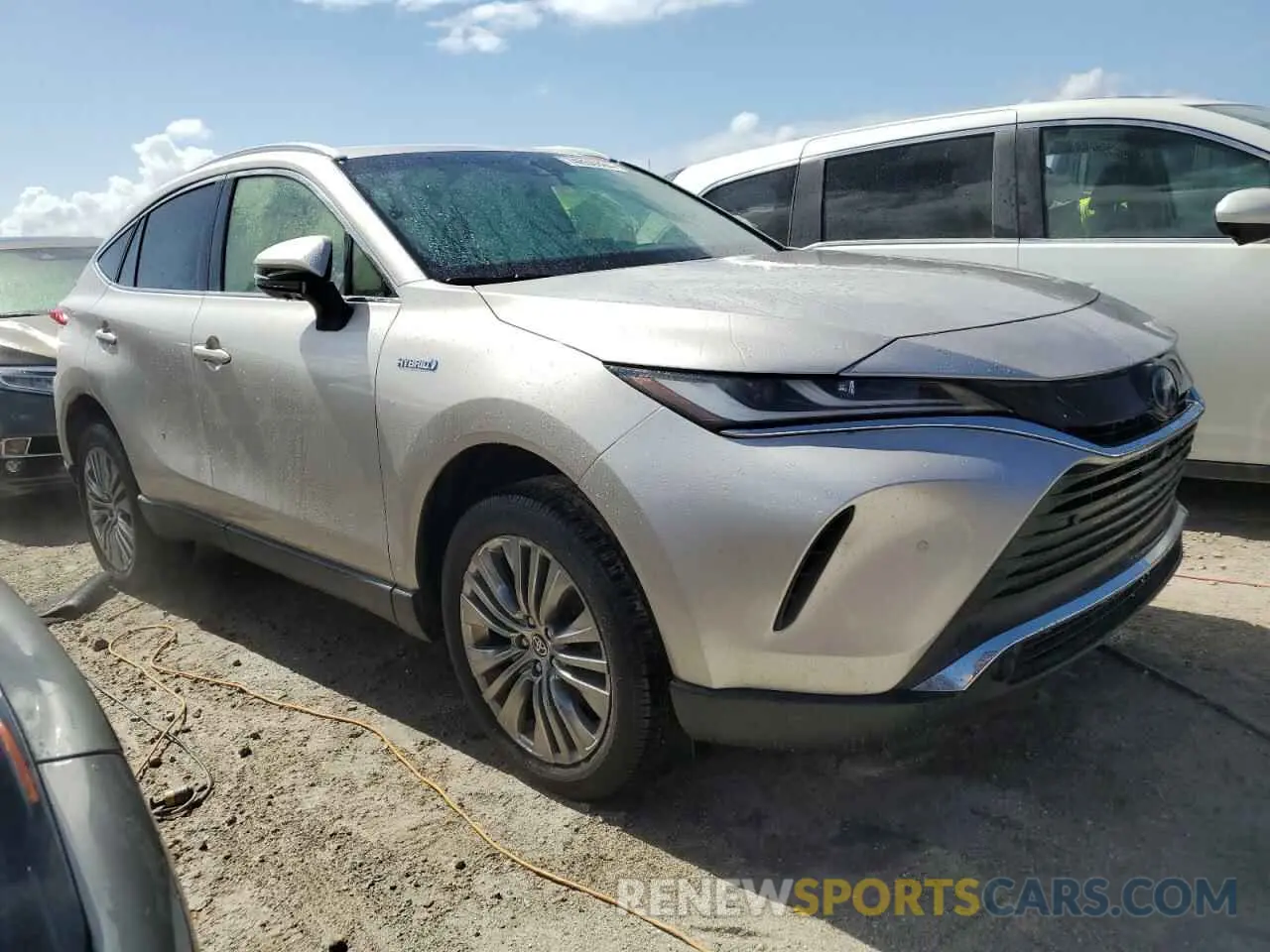 4 fotografías del automóvil dañado JTEAAAAH6MJ046021 TOYOTA VENZA 2021