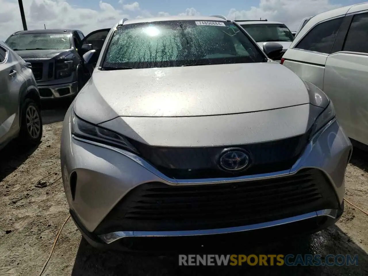5 fotografías del automóvil dañado JTEAAAAH6MJ046021 TOYOTA VENZA 2021