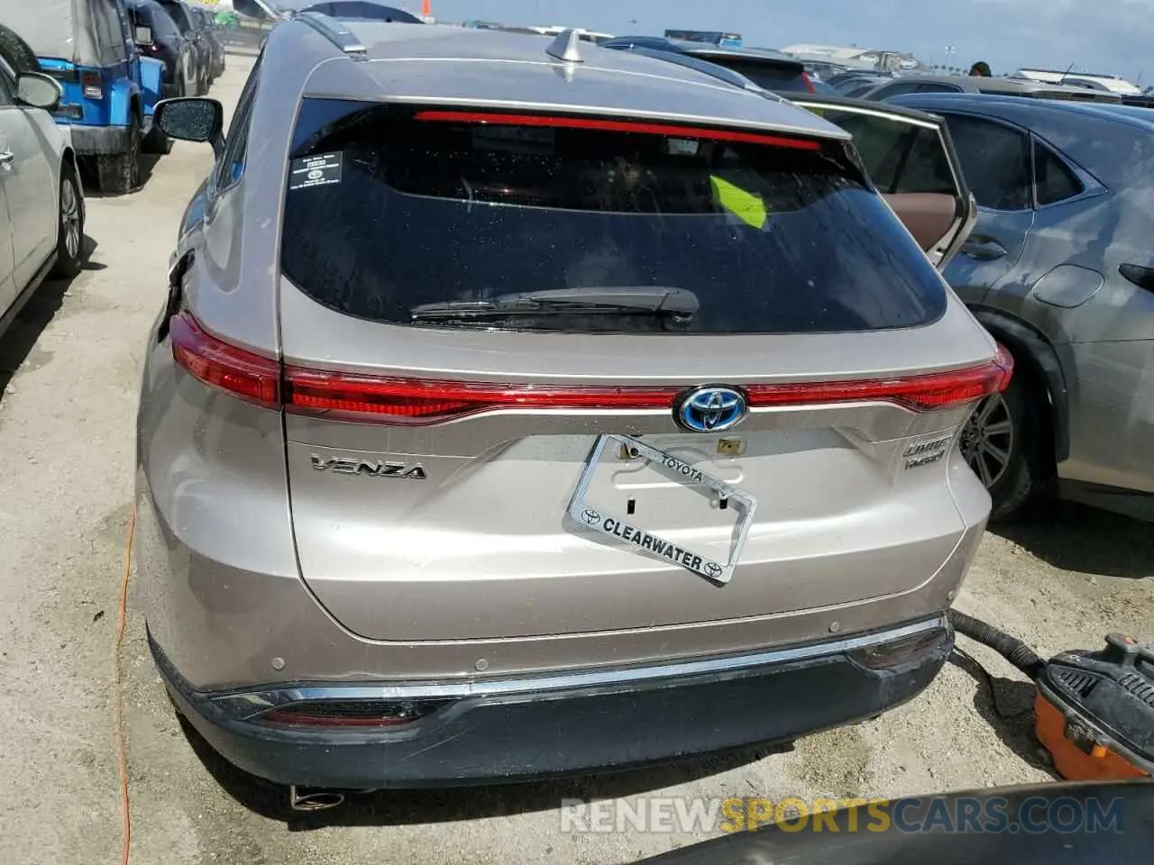 6 fotografías del automóvil dañado JTEAAAAH6MJ046021 TOYOTA VENZA 2021