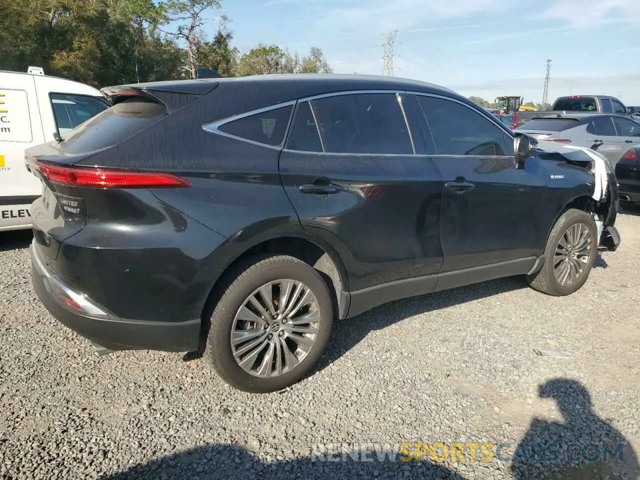 3 fotografías del automóvil dañado JTEAAAAH6MJ072098 TOYOTA VENZA 2021