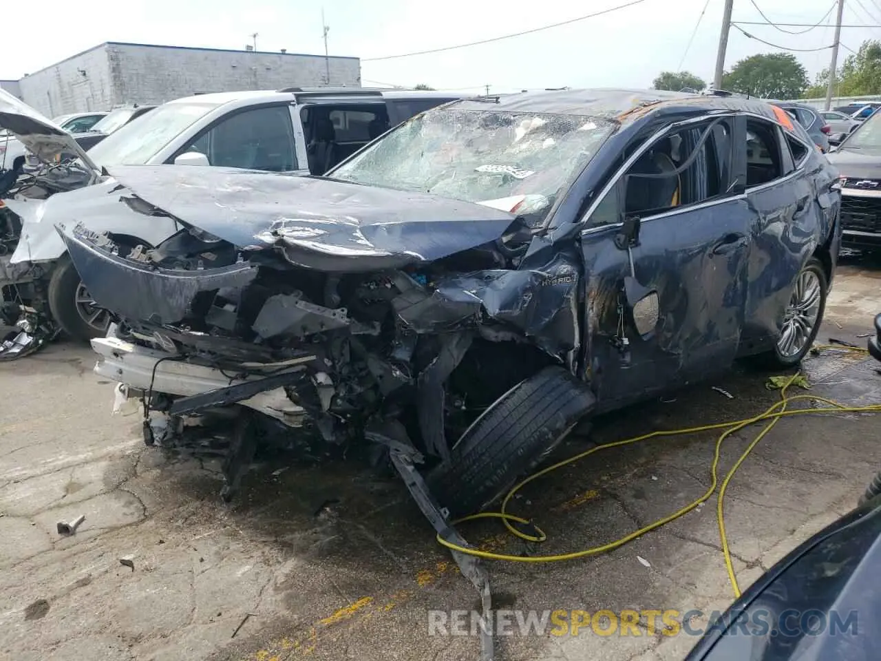 1 fotografías del automóvil dañado JTEAAAAH6MJ073073 TOYOTA VENZA 2021