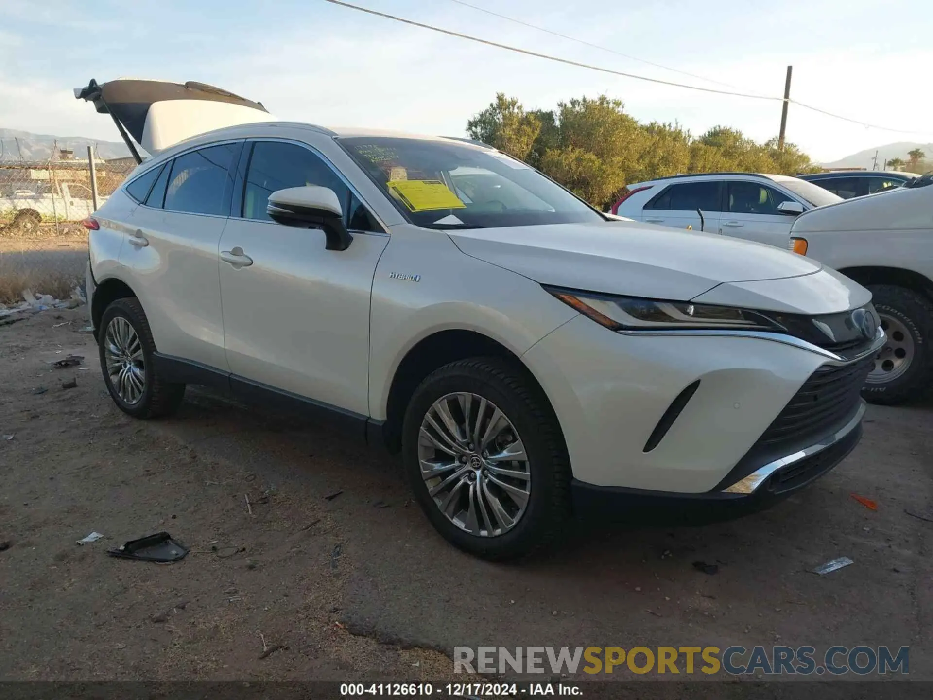 1 fotografías del automóvil dañado JTEAAAAH6MJ073915 TOYOTA VENZA 2021