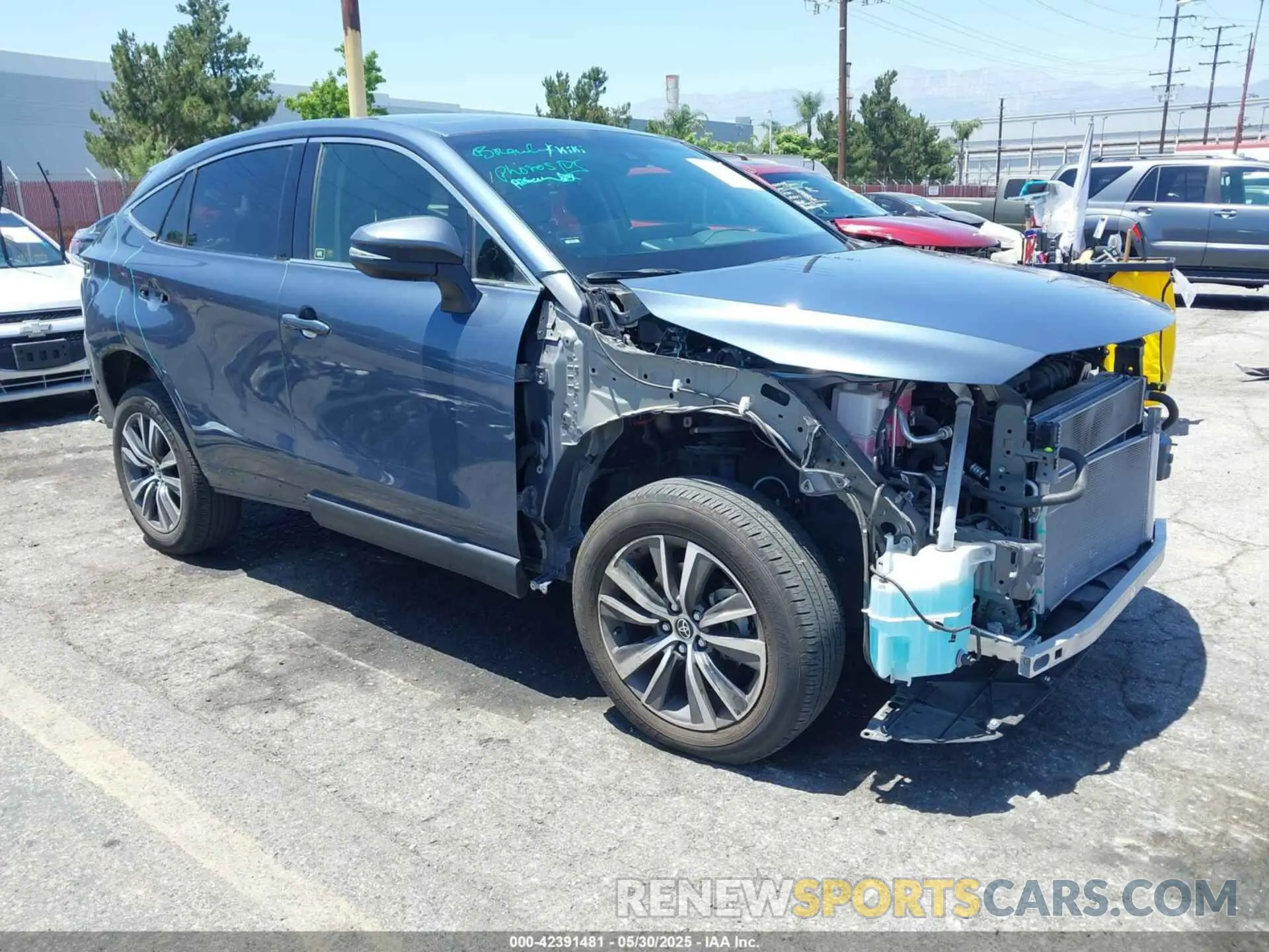 1 fotografías del automóvil dañado JTEAAAAH6MJ078452 TOYOTA VENZA 2021