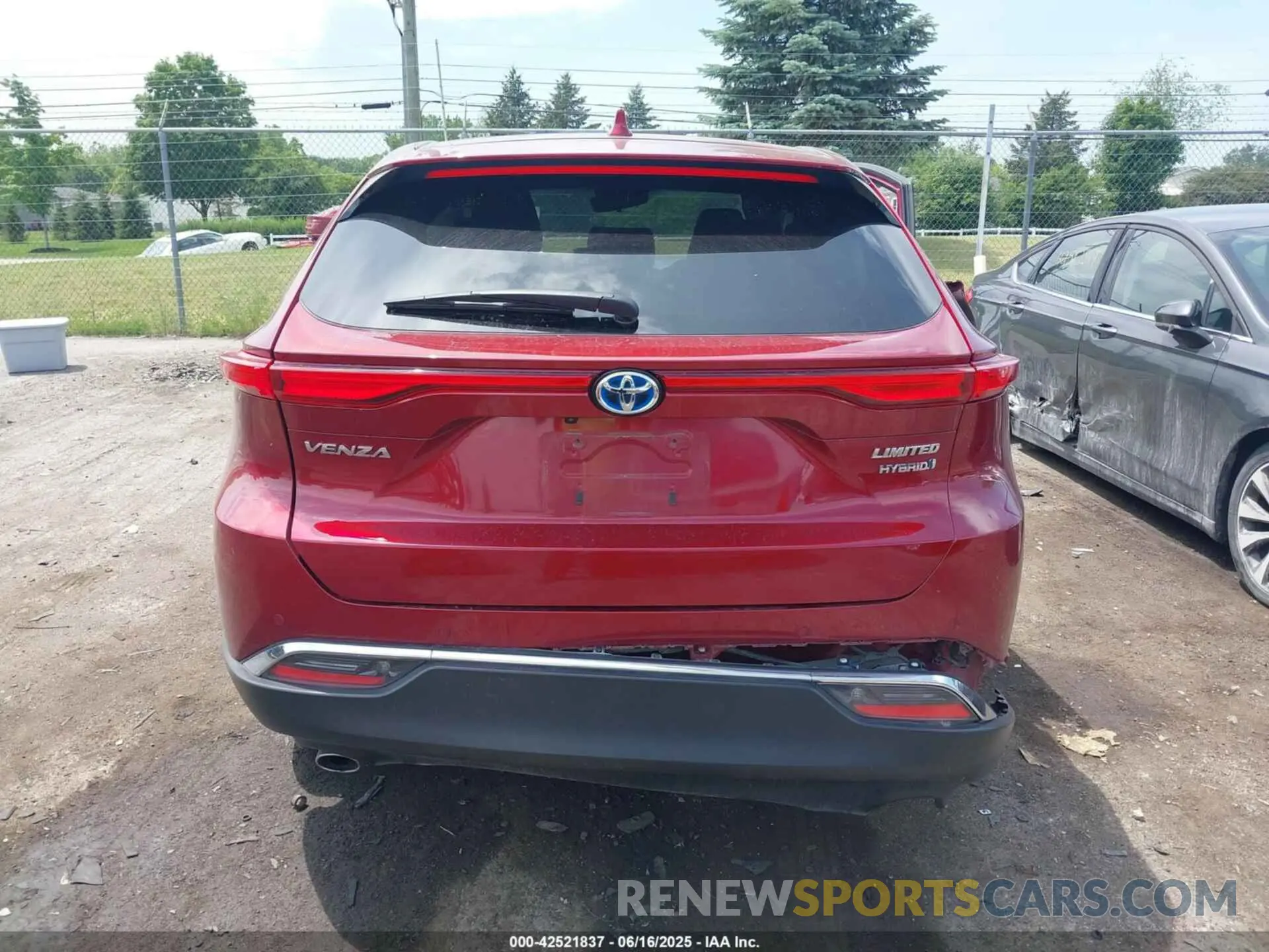 16 fotografías del automóvil dañado JTEAAAAH6MJ084199 TOYOTA VENZA 2021