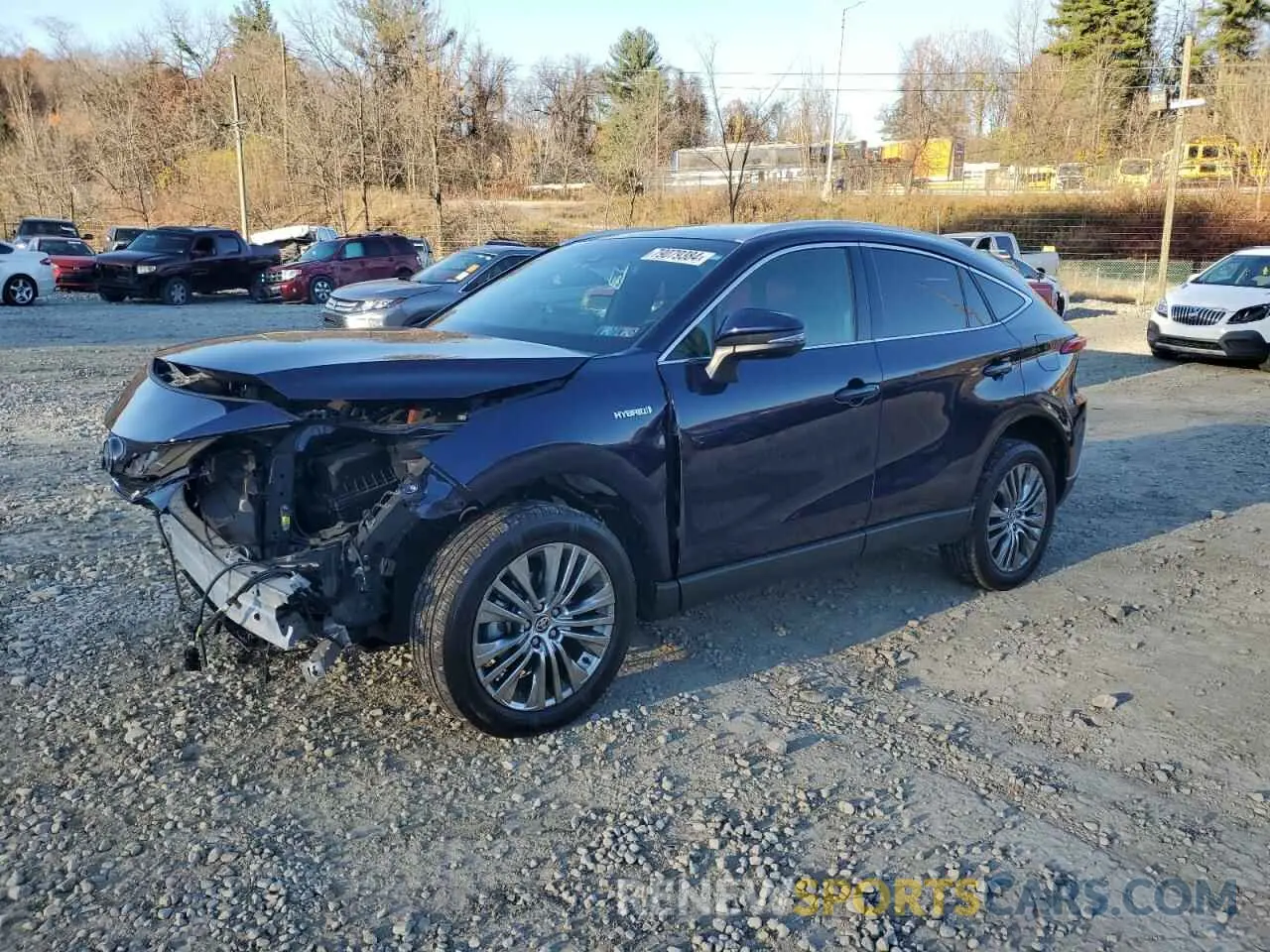 1 fotografías del automóvil dañado JTEAAAAH7MJ018387 TOYOTA VENZA 2021
