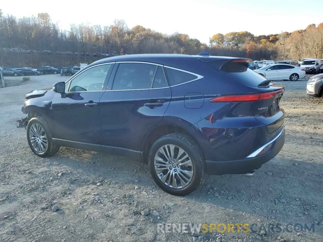 2 fotografías del automóvil dañado JTEAAAAH7MJ018387 TOYOTA VENZA 2021