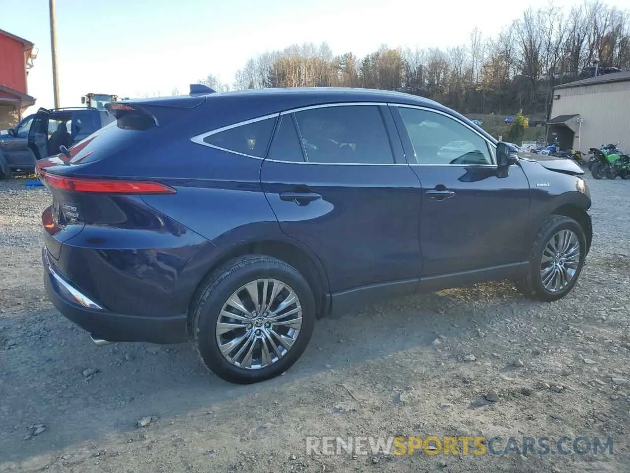 3 fotografías del automóvil dañado JTEAAAAH7MJ018387 TOYOTA VENZA 2021