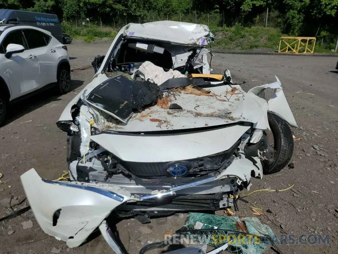 5 fotografías del automóvil dañado JTEAAAAH7MJ024772 TOYOTA VENZA 2021