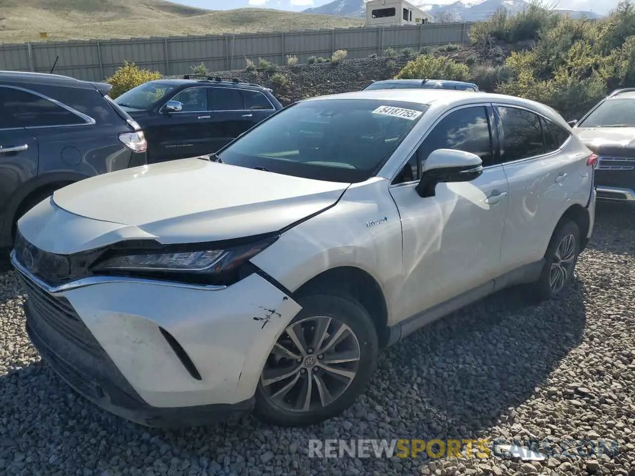 1 fotografías del automóvil dañado JTEAAAAH7MJ031219 TOYOTA VENZA 2021