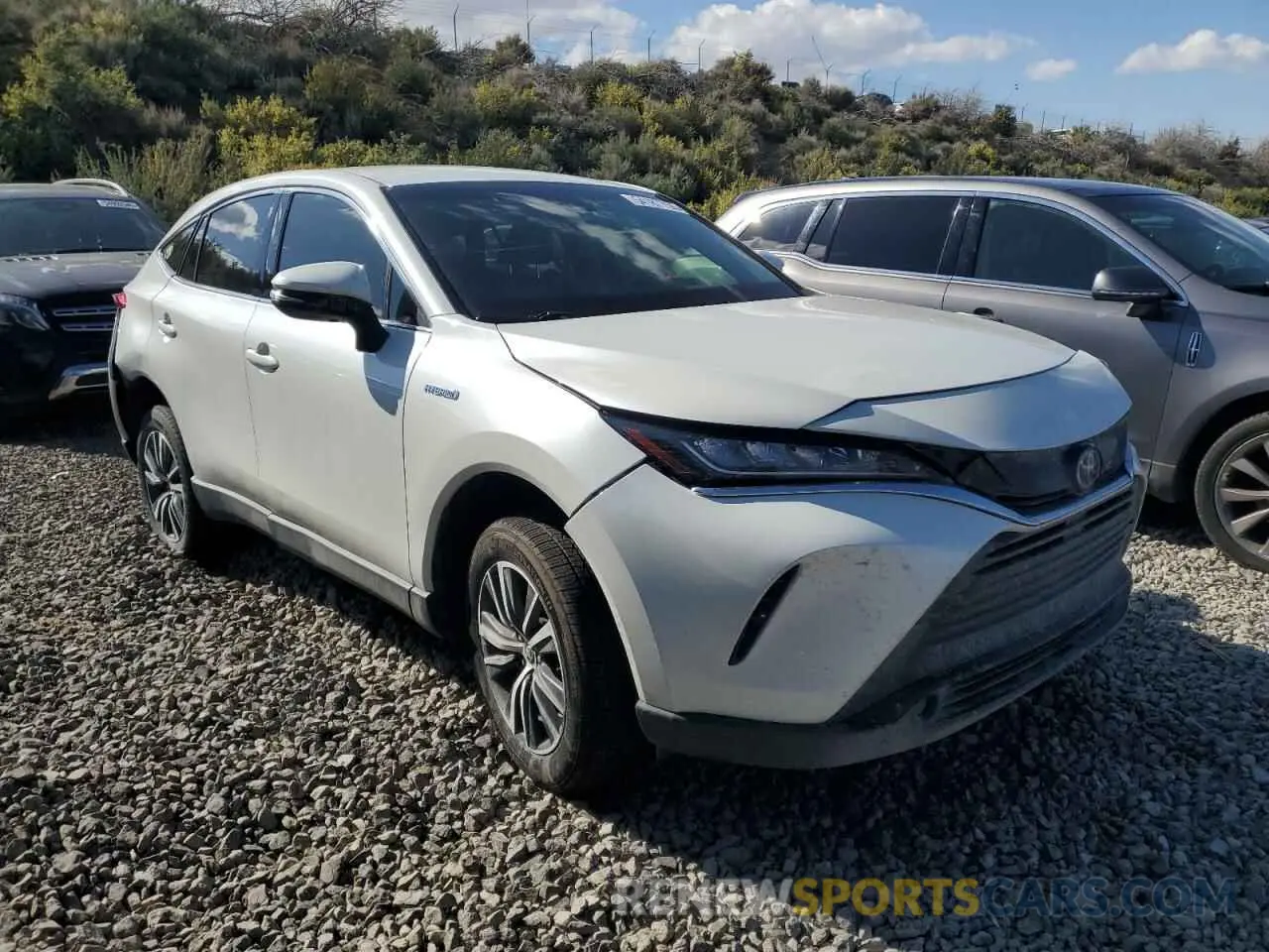 4 fotografías del automóvil dañado JTEAAAAH7MJ031219 TOYOTA VENZA 2021
