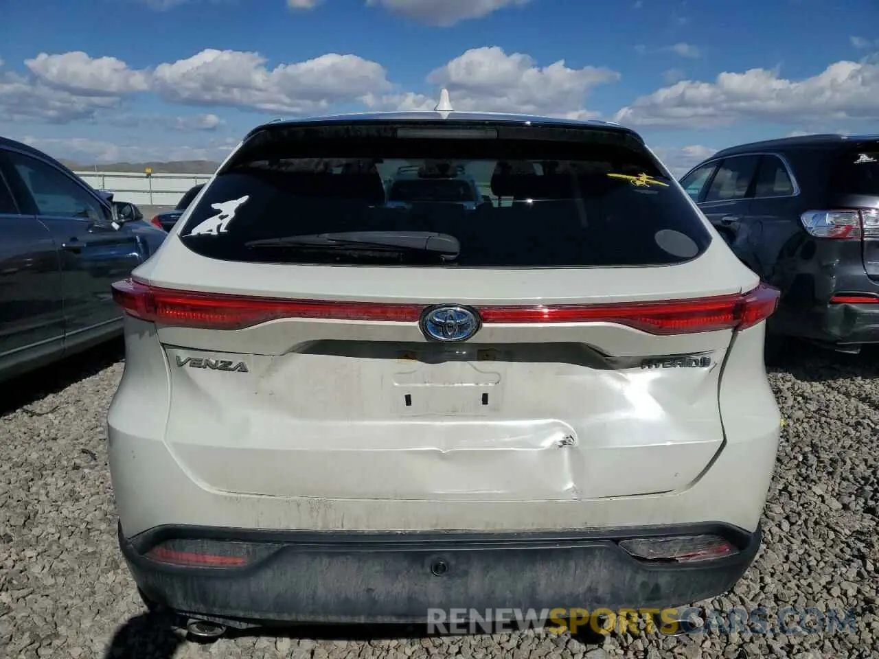 6 fotografías del automóvil dañado JTEAAAAH7MJ031219 TOYOTA VENZA 2021