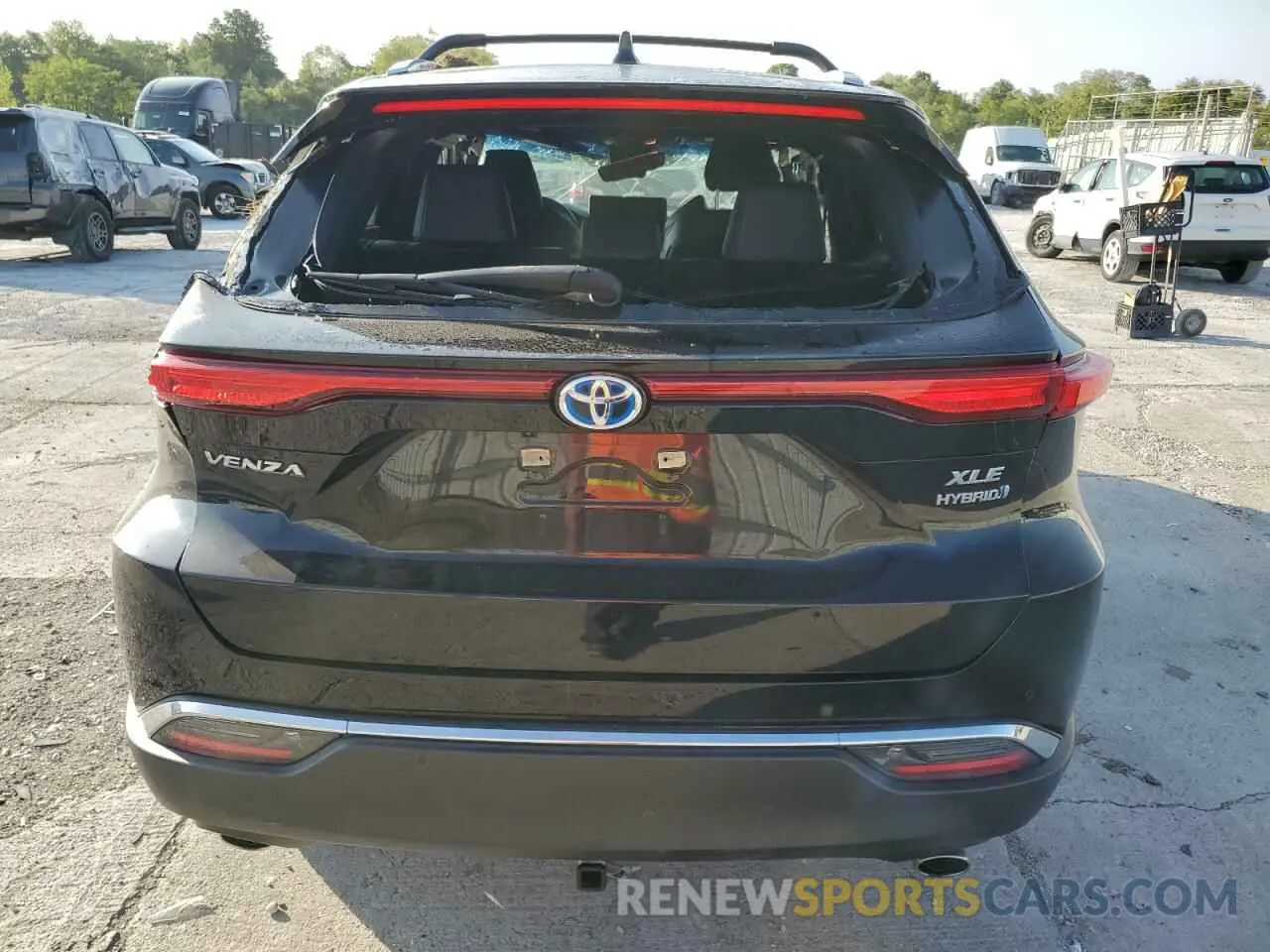 6 fotografías del automóvil dañado JTEAAAAH7MJ032161 TOYOTA VENZA 2021