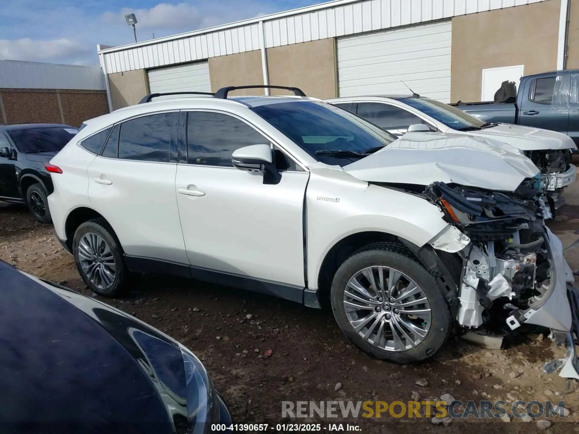 14 fotografías del automóvil dañado JTEAAAAH7MJ043841 TOYOTA VENZA 2021