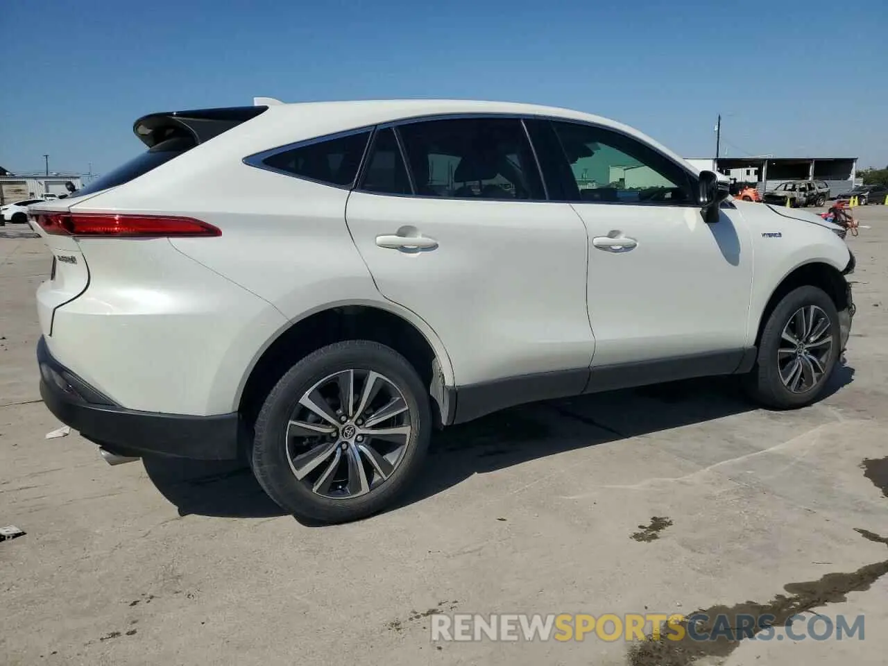 3 fotografías del automóvil dañado JTEAAAAH7MJ053043 TOYOTA VENZA 2021