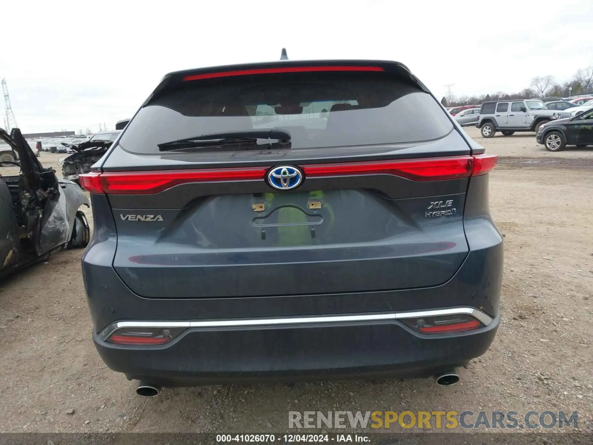 16 fotografías del automóvil dañado JTEAAAAH7MJ057514 TOYOTA VENZA 2021
