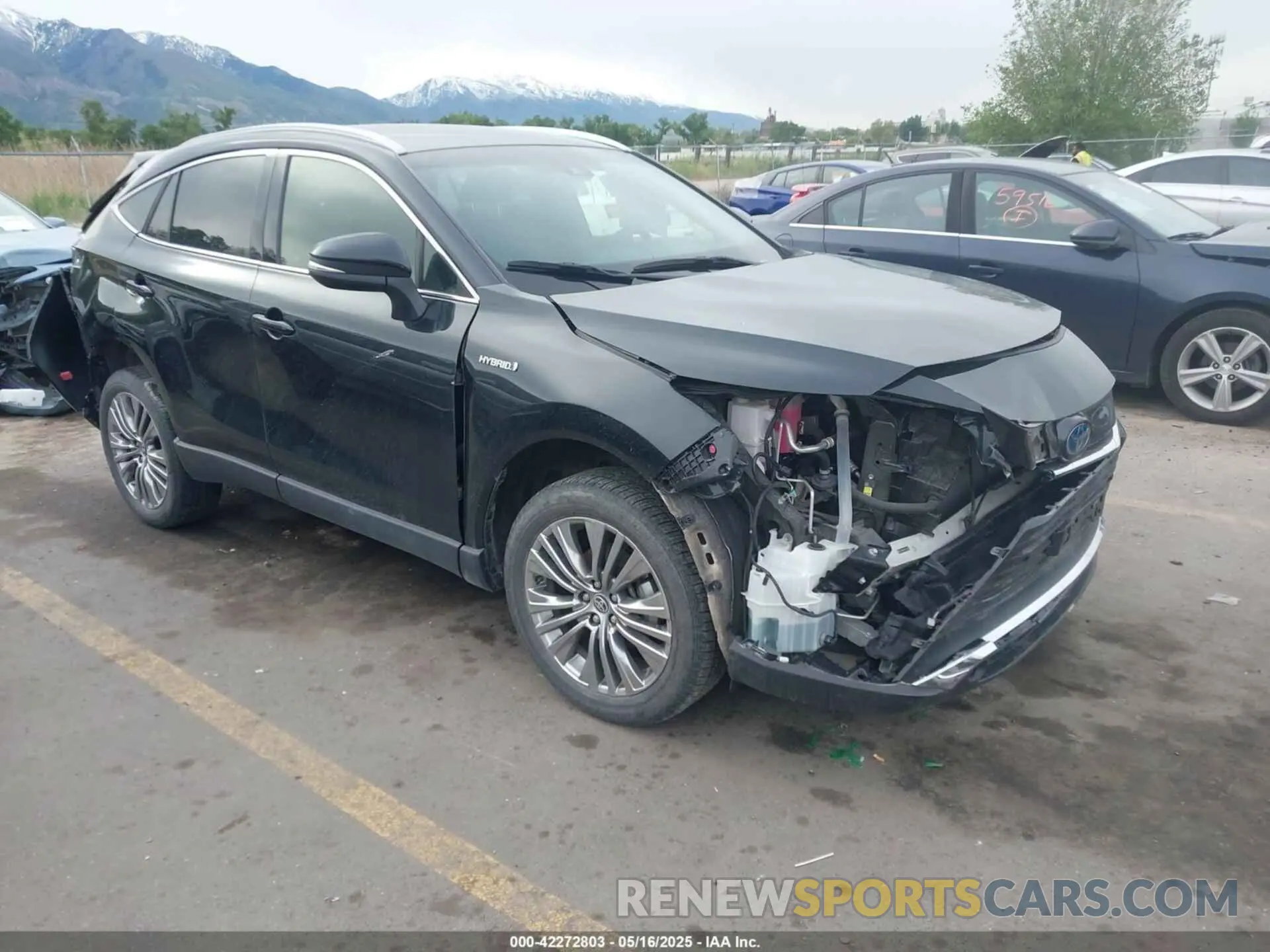 1 fotografías del automóvil dañado JTEAAAAH7MJ072885 TOYOTA VENZA 2021