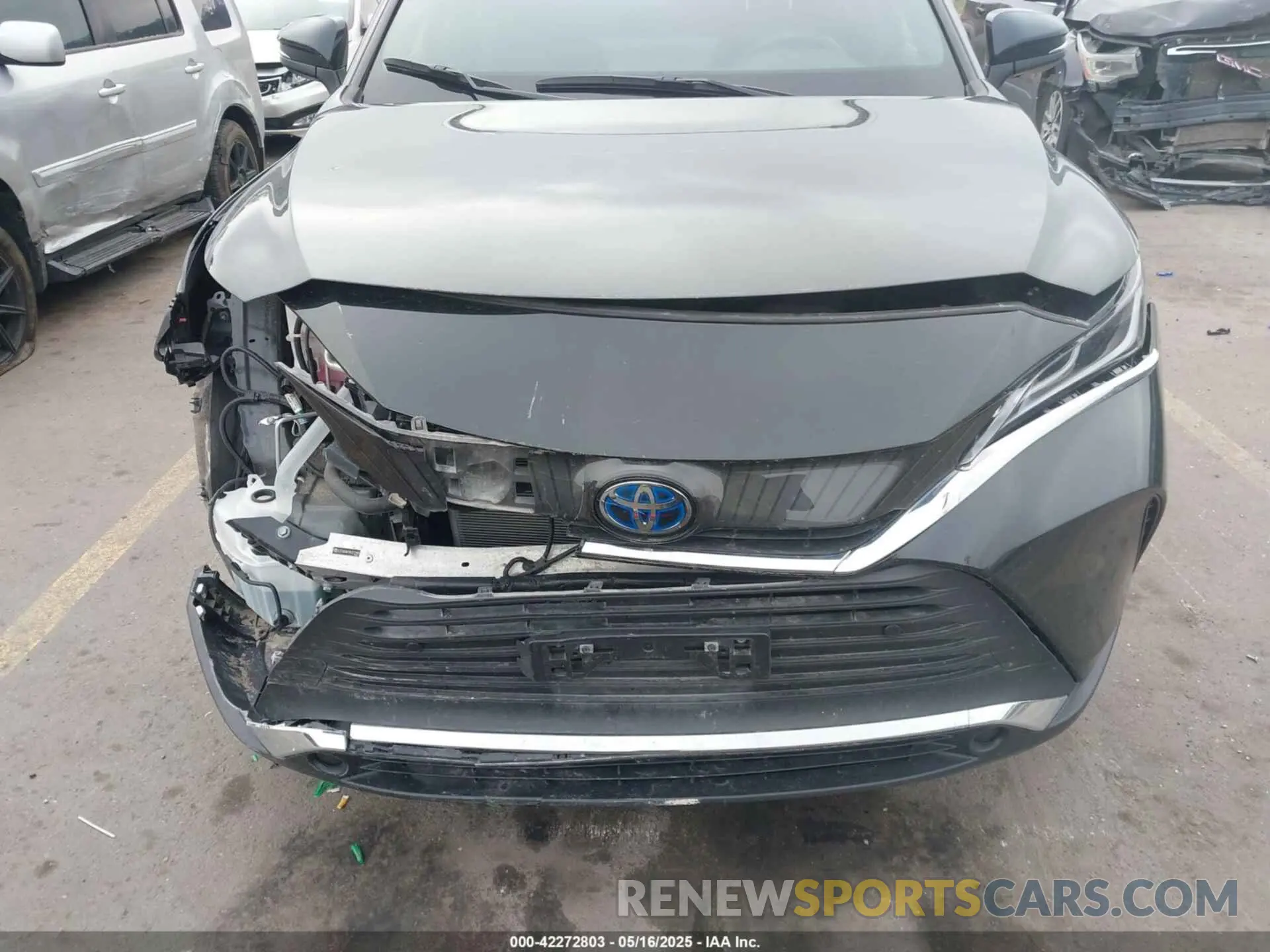 13 fotografías del automóvil dañado JTEAAAAH7MJ072885 TOYOTA VENZA 2021