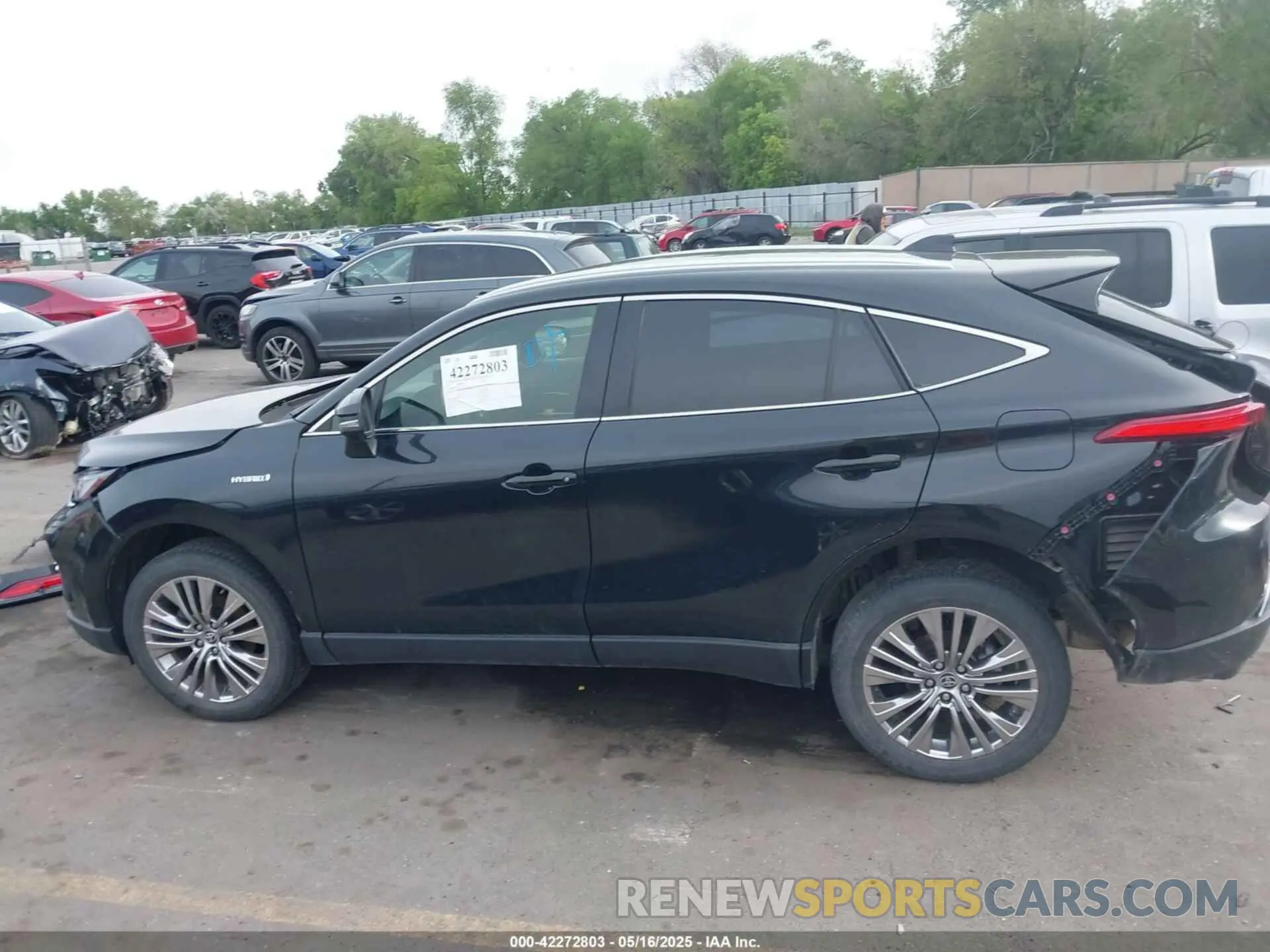 15 fotografías del automóvil dañado JTEAAAAH7MJ072885 TOYOTA VENZA 2021