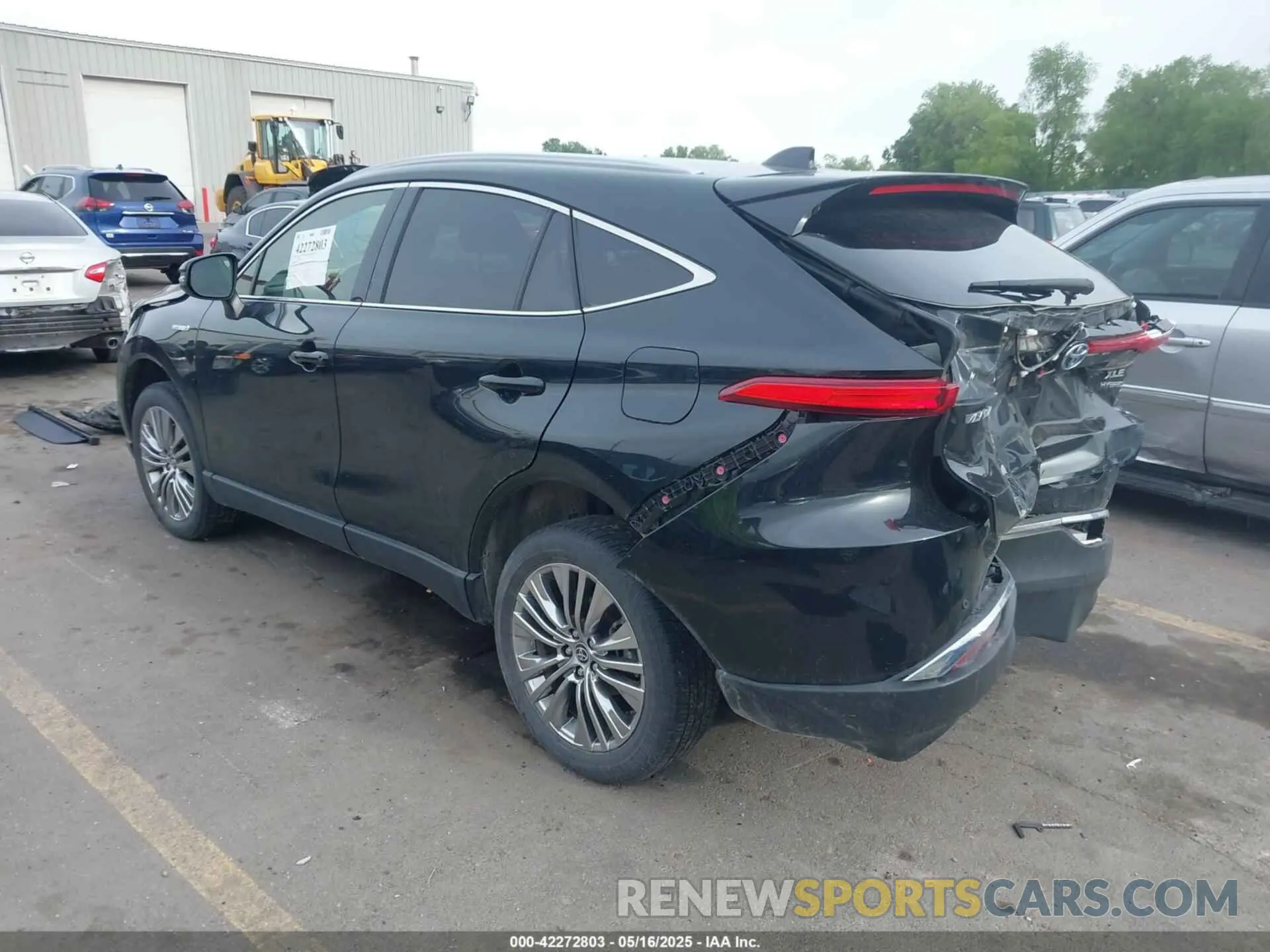 3 fotografías del automóvil dañado JTEAAAAH7MJ072885 TOYOTA VENZA 2021