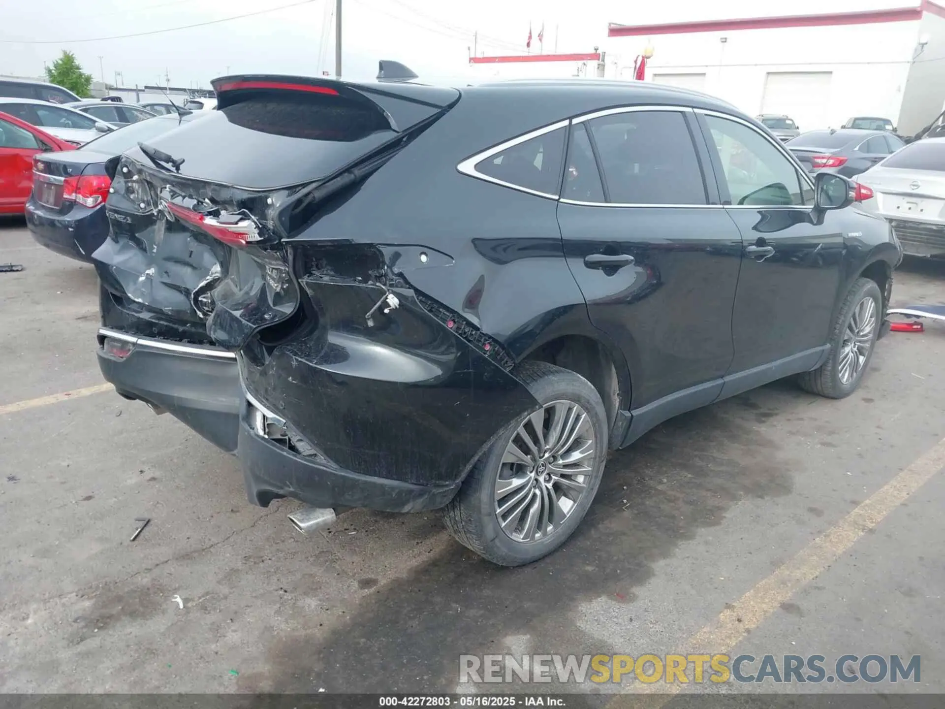 4 fotografías del automóvil dañado JTEAAAAH7MJ072885 TOYOTA VENZA 2021