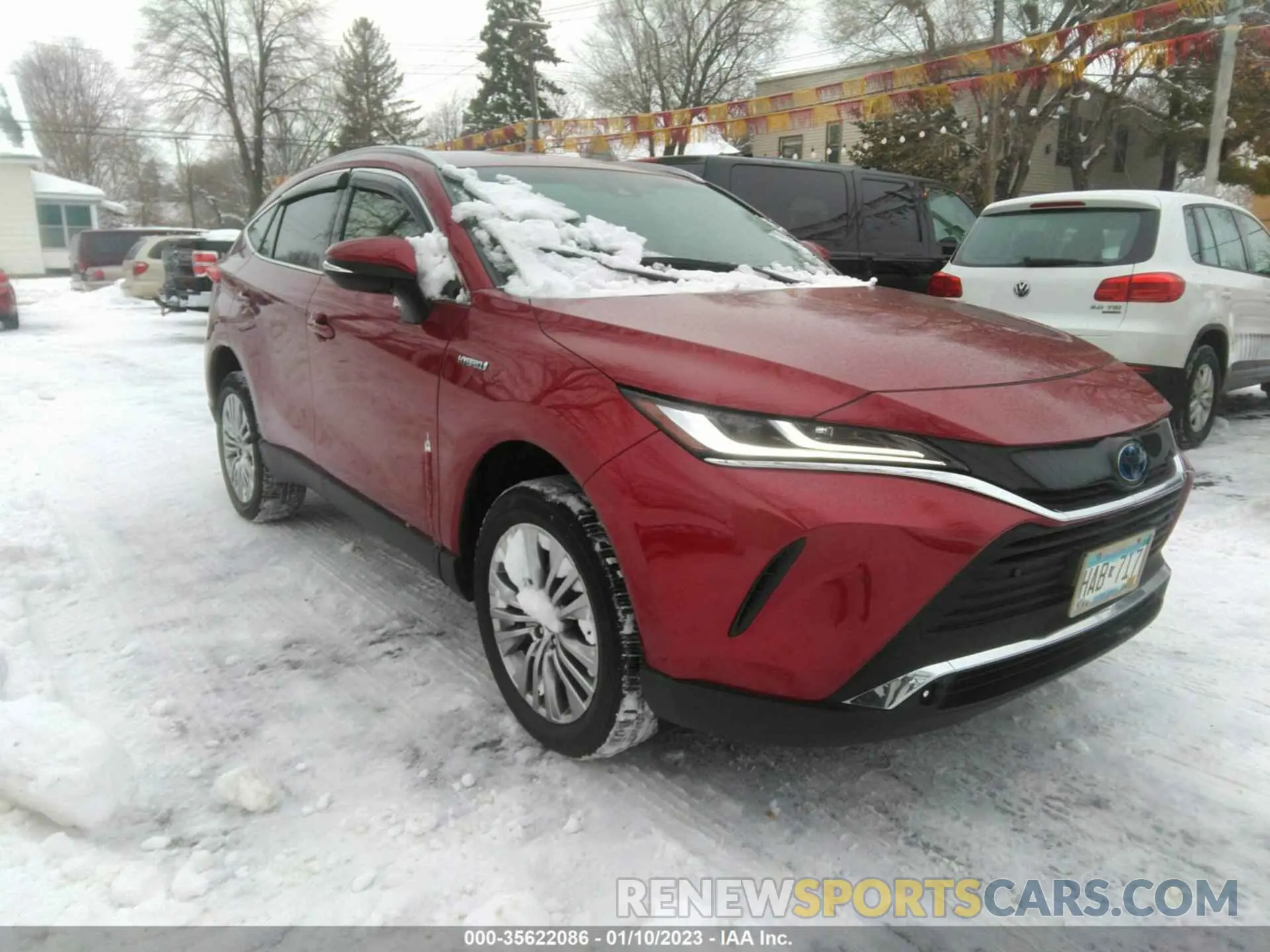 1 fotografías del automóvil dañado JTEAAAAH7MJ077102 TOYOTA VENZA 2021