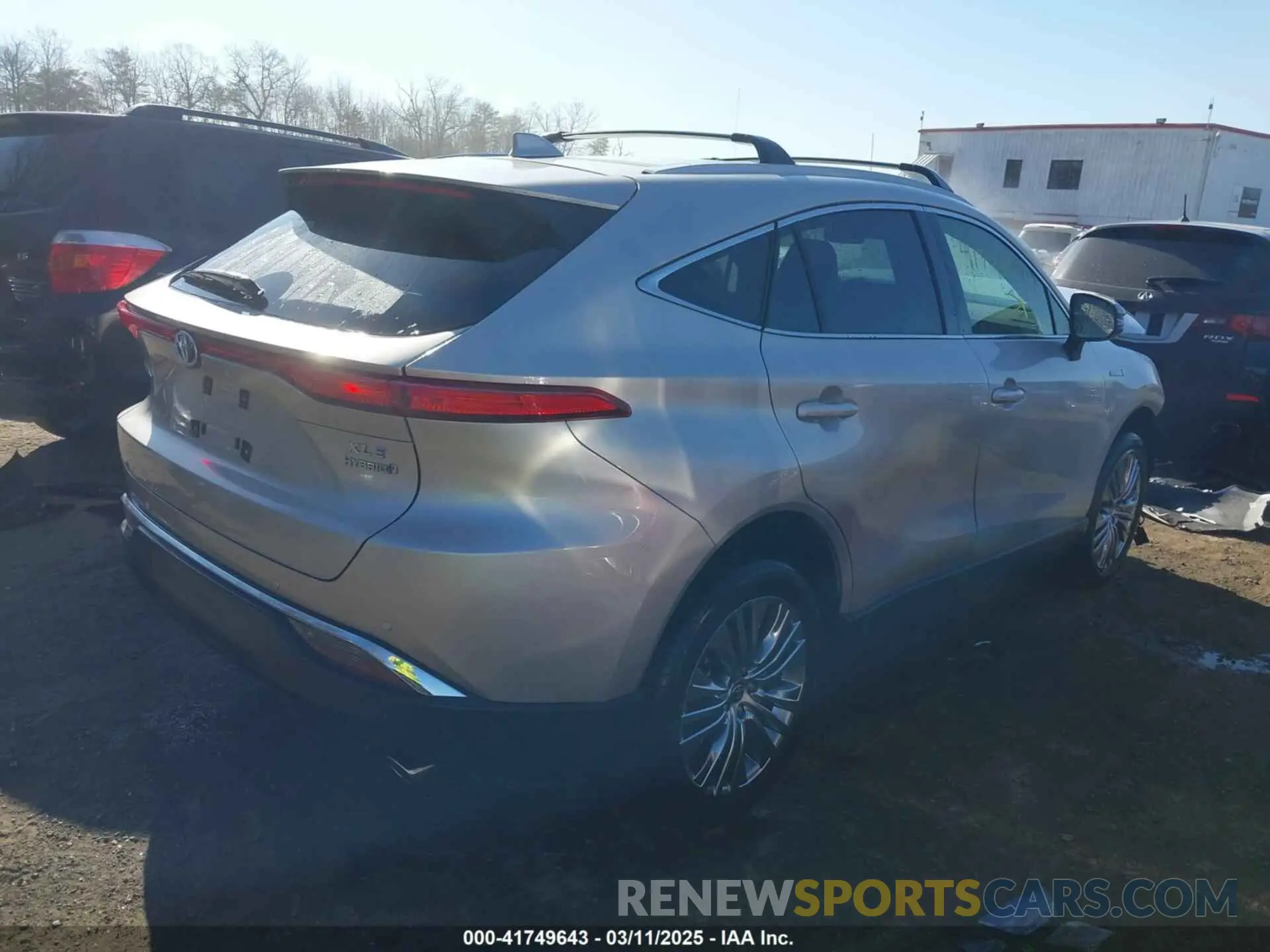 4 fotografías del automóvil dañado JTEAAAAH7MJ080369 TOYOTA VENZA 2021