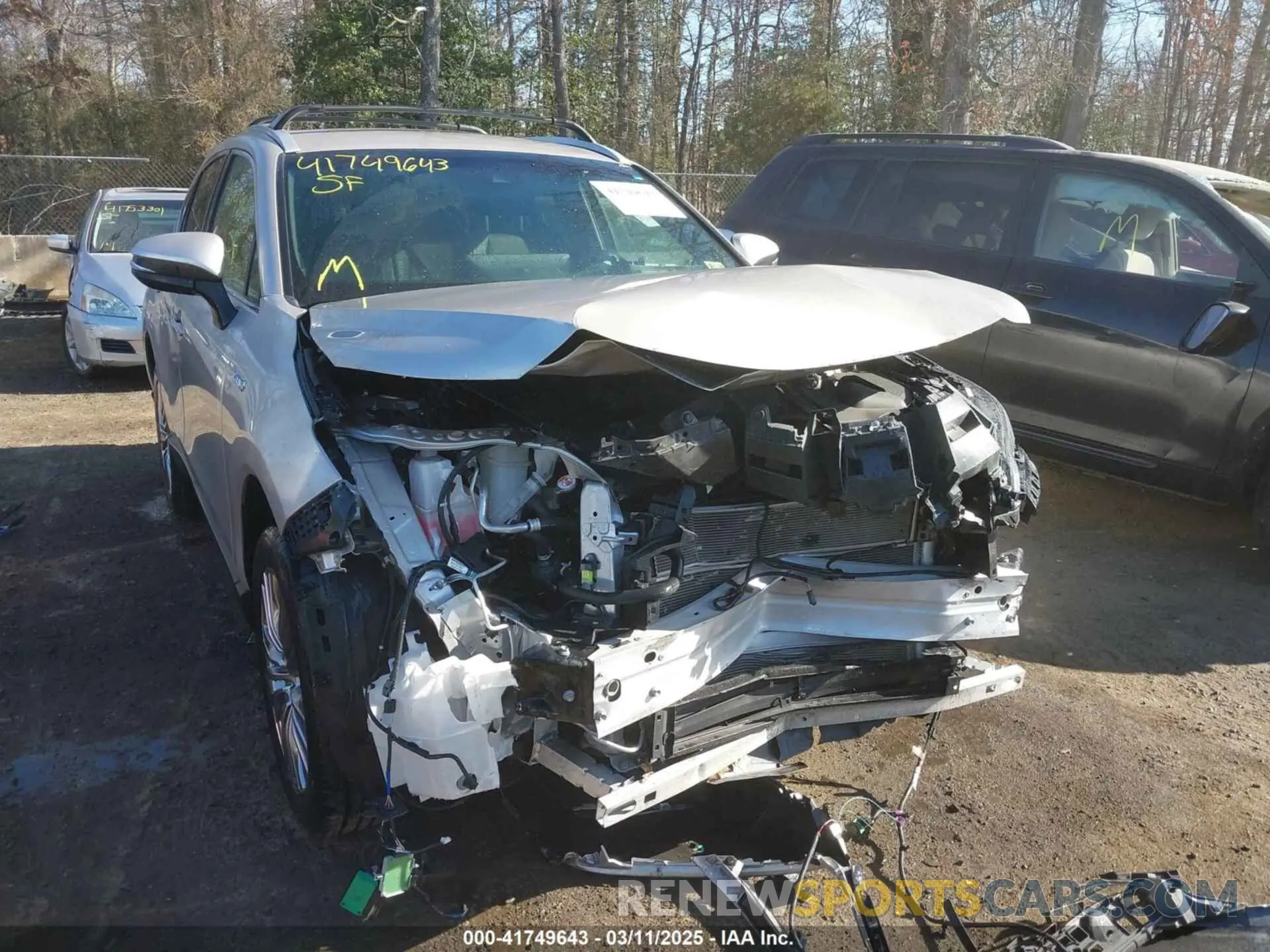 6 fotografías del automóvil dañado JTEAAAAH7MJ080369 TOYOTA VENZA 2021