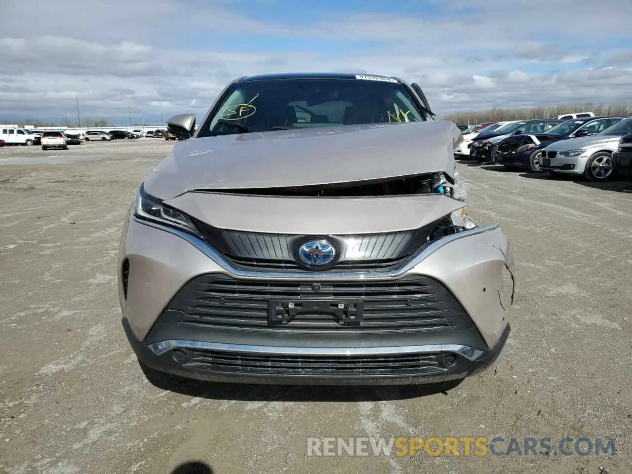 5 fotografías del automóvil dañado JTEAAAAH7MJ081506 TOYOTA VENZA 2021