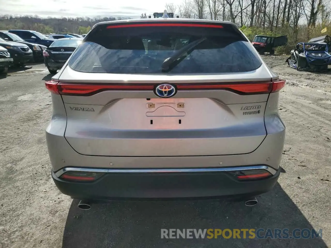 6 fotografías del automóvil dañado JTEAAAAH7MJ081506 TOYOTA VENZA 2021