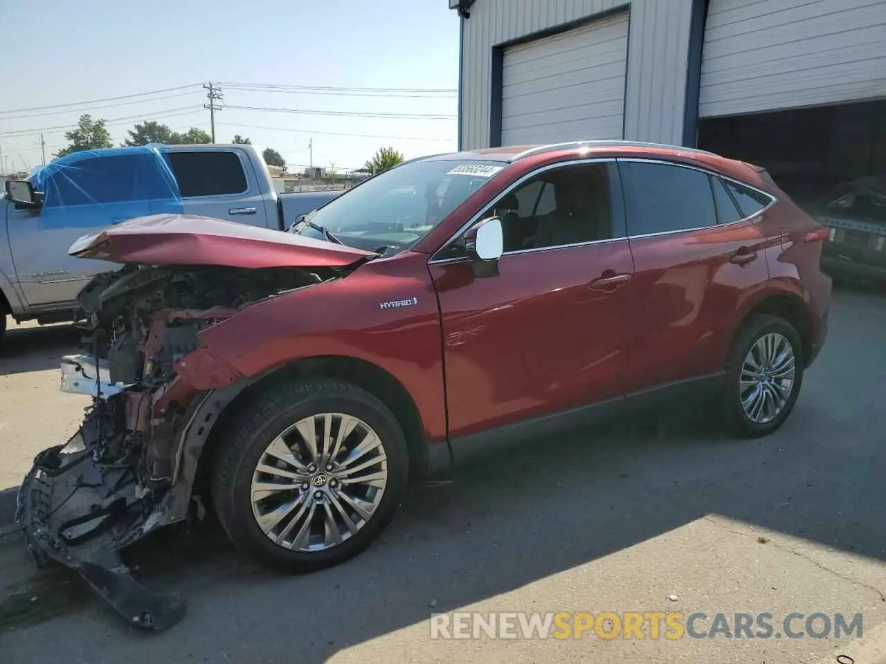 1 fotografías del automóvil dañado JTEAAAAH7MJ081599 TOYOTA VENZA 2021