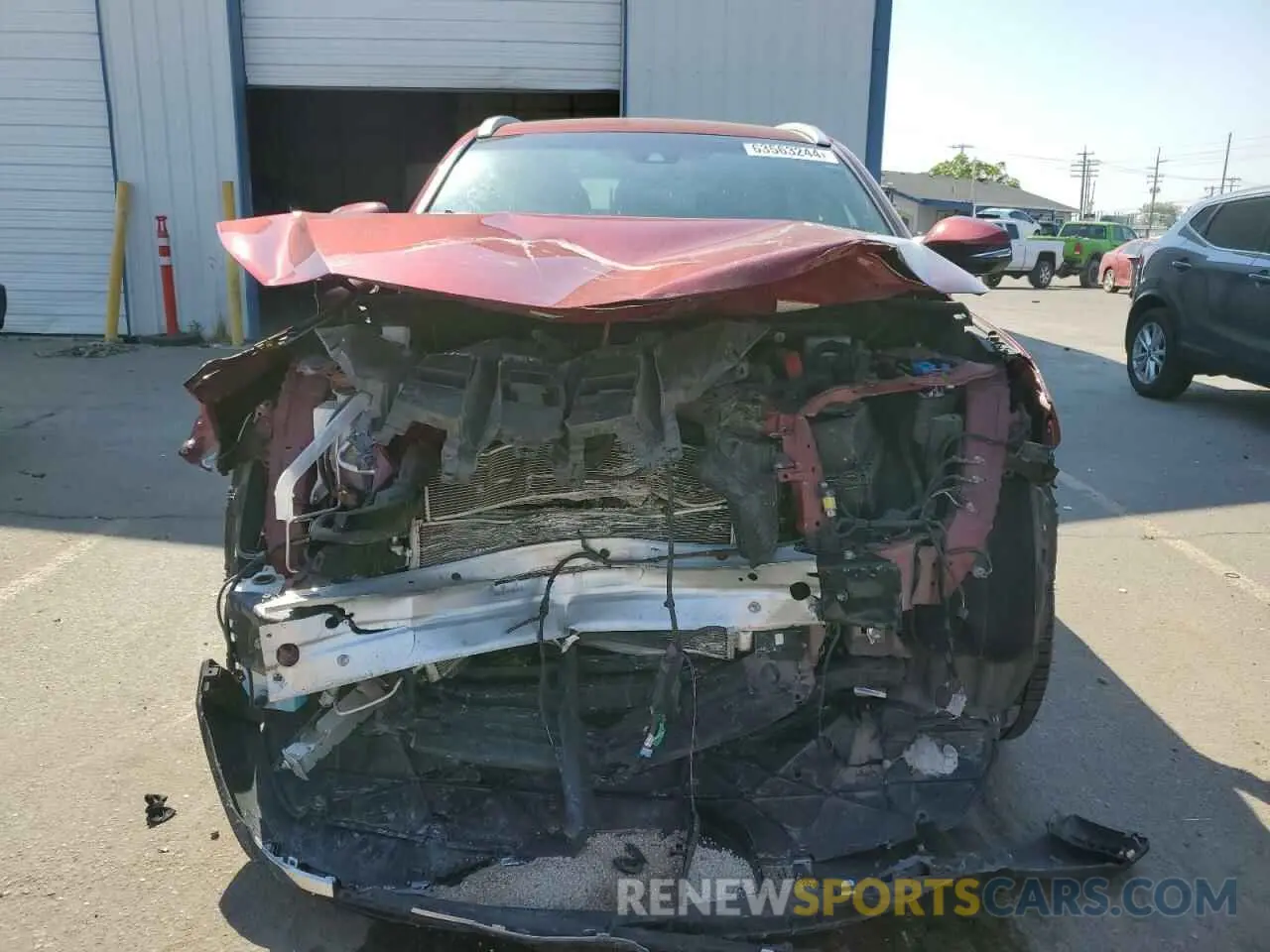 5 fotografías del automóvil dañado JTEAAAAH7MJ081599 TOYOTA VENZA 2021
