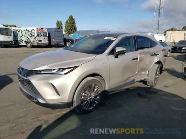 1 fotografías del automóvil dañado JTEAAAAH8MJ003459 TOYOTA VENZA 2021