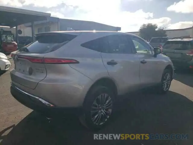3 fotografías del automóvil dañado JTEAAAAH8MJ003459 TOYOTA VENZA 2021
