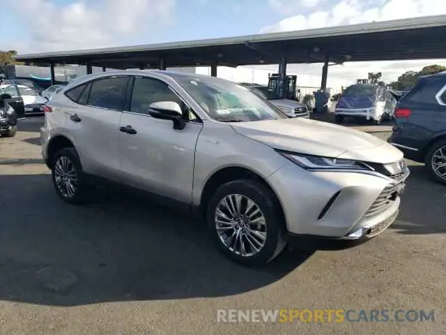 4 fotografías del automóvil dañado JTEAAAAH8MJ003459 TOYOTA VENZA 2021