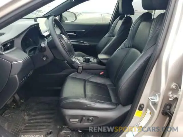 7 fotografías del automóvil dañado JTEAAAAH8MJ003459 TOYOTA VENZA 2021