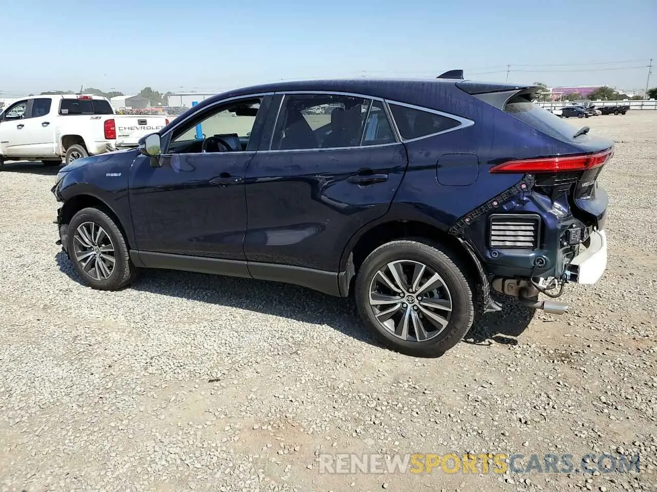 2 fotografías del automóvil dañado JTEAAAAH8MJ011951 TOYOTA VENZA 2021