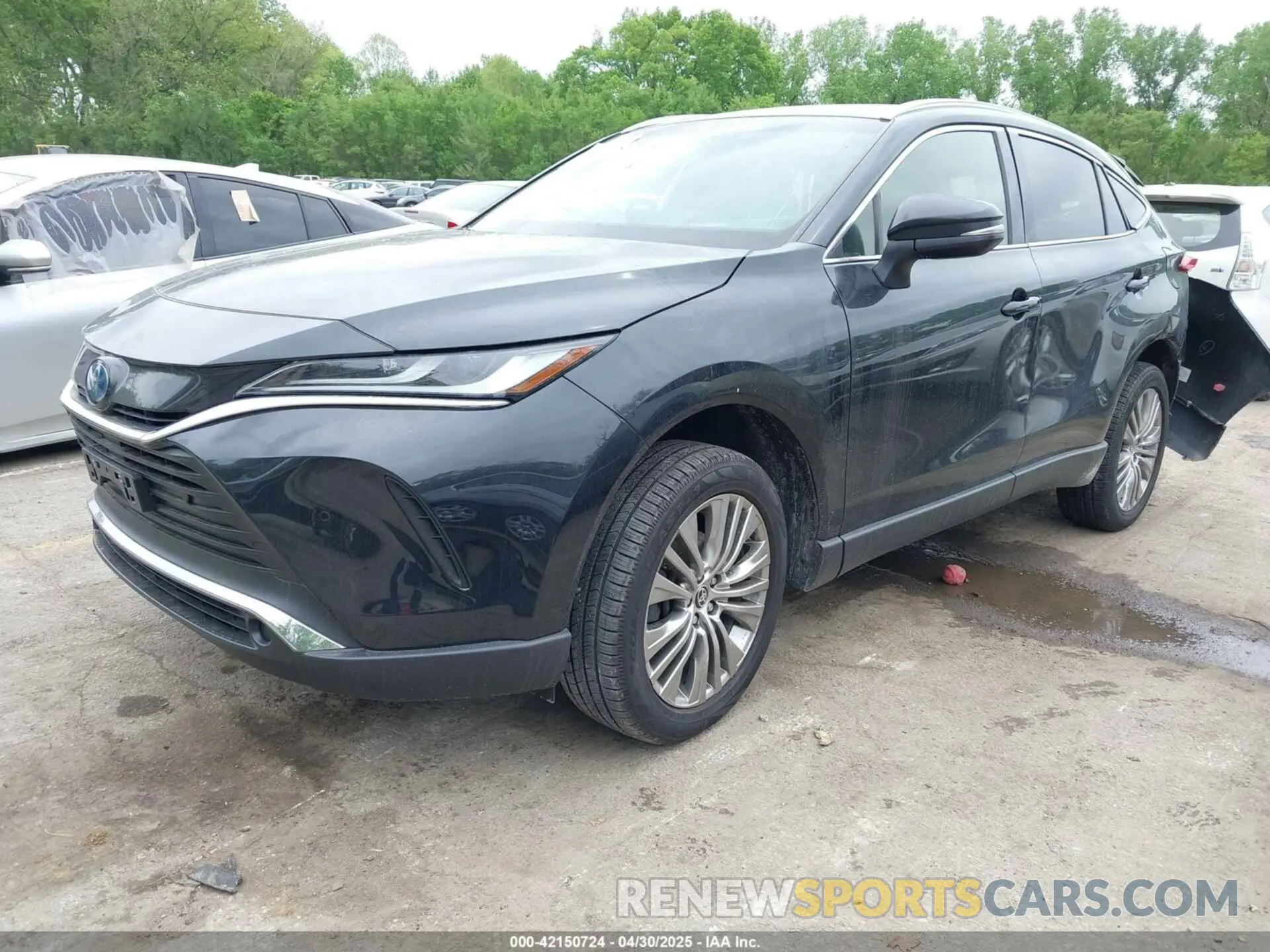 2 fotografías del automóvil dañado JTEAAAAH8MJ013229 TOYOTA VENZA 2021