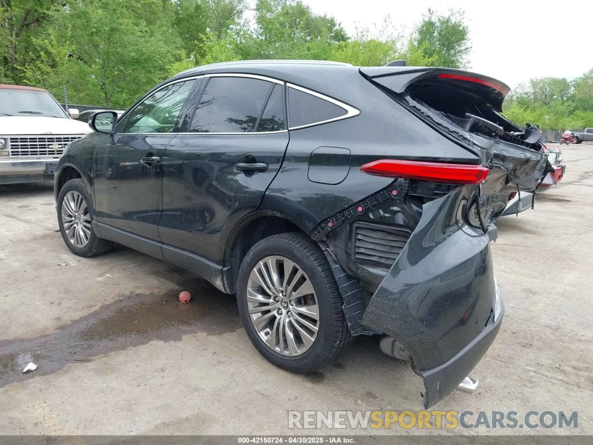 3 fotografías del automóvil dañado JTEAAAAH8MJ013229 TOYOTA VENZA 2021