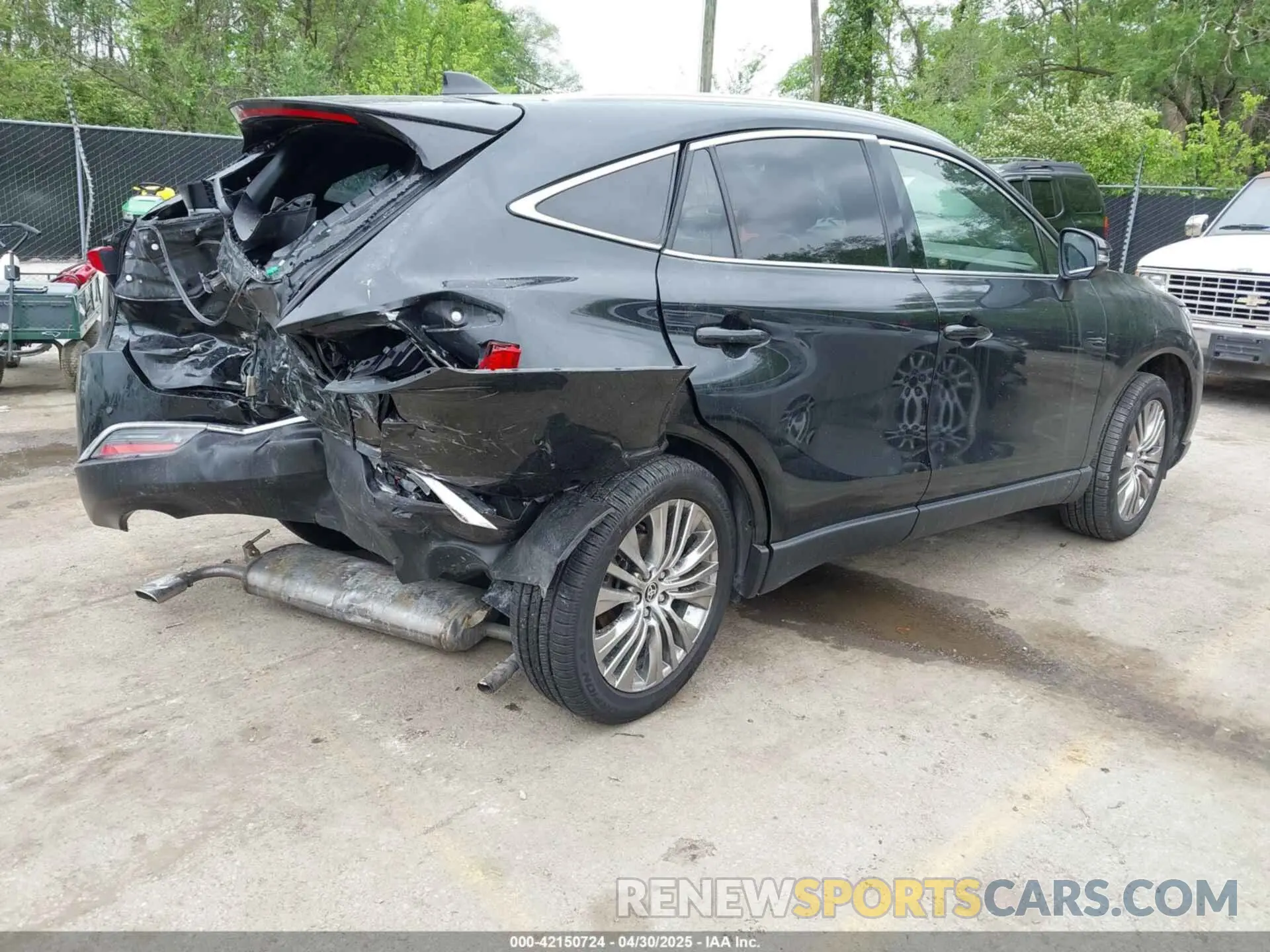 4 fotografías del automóvil dañado JTEAAAAH8MJ013229 TOYOTA VENZA 2021