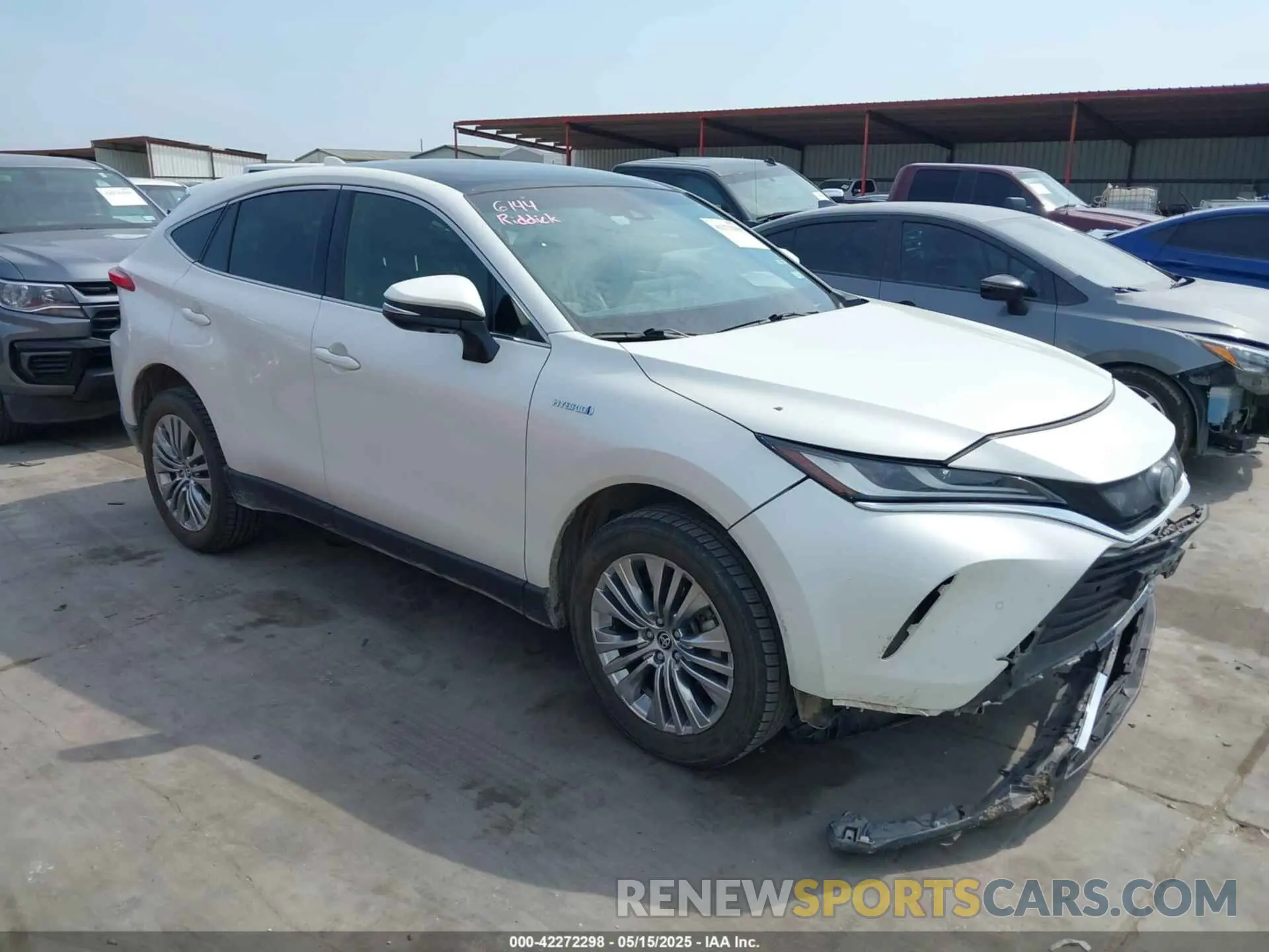 1 fotografías del automóvil dañado JTEAAAAH8MJ033030 TOYOTA VENZA 2021