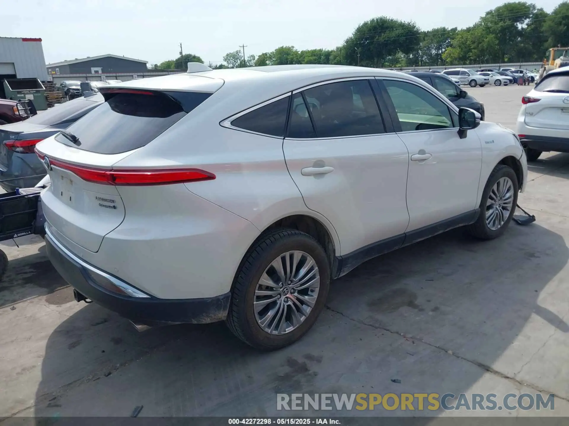 4 fotografías del automóvil dañado JTEAAAAH8MJ033030 TOYOTA VENZA 2021