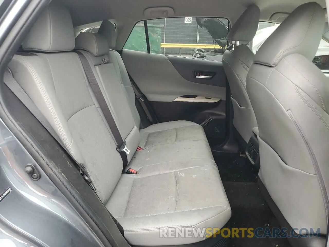11 fotografías del automóvil dañado JTEAAAAH8MJ047882 TOYOTA VENZA 2021