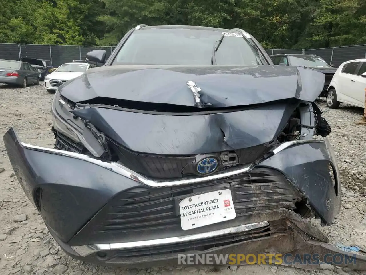 5 fotografías del automóvil dañado JTEAAAAH8MJ047882 TOYOTA VENZA 2021