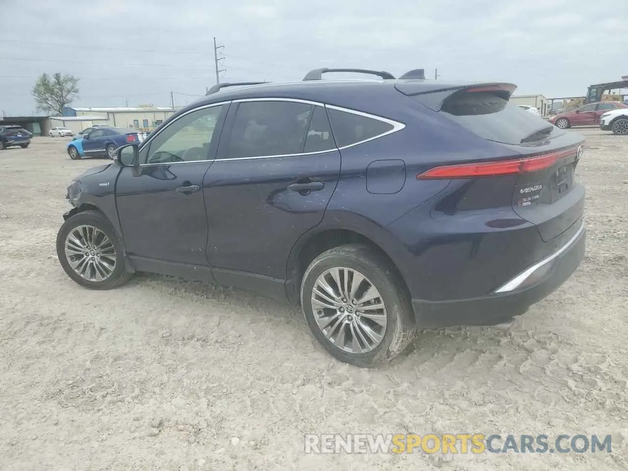 2 fotografías del automóvil dañado JTEAAAAH8MJ049177 TOYOTA VENZA 2021