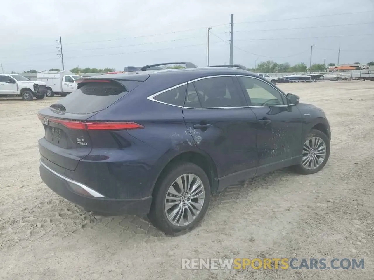 3 fotografías del automóvil dañado JTEAAAAH8MJ049177 TOYOTA VENZA 2021