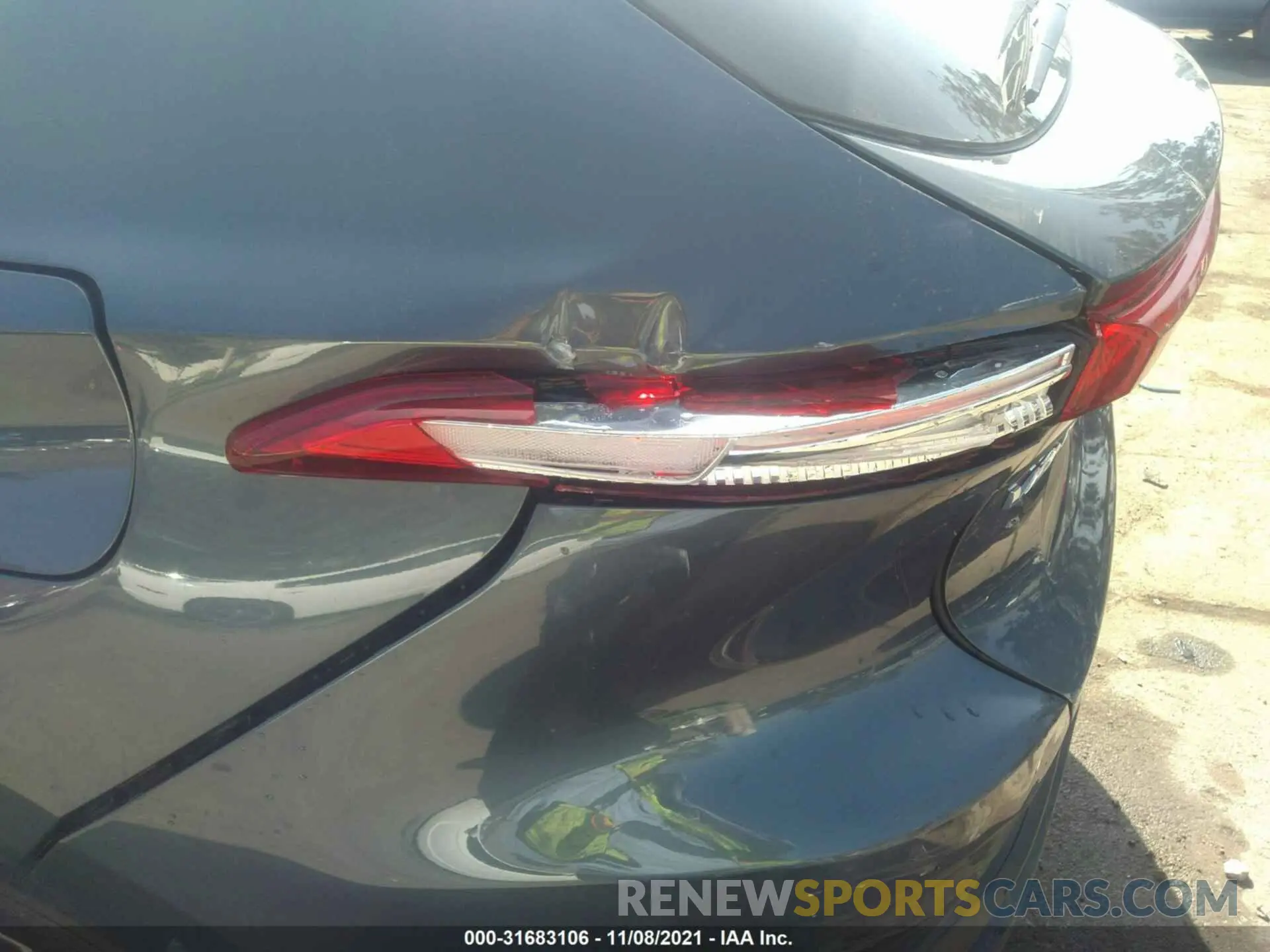 6 fotografías del automóvil dañado JTEAAAAH8MJ065668 TOYOTA VENZA 2021